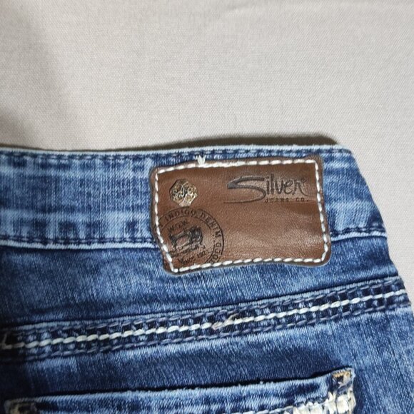 Silver Jeans Berkley women's sz W26/L34 washed blue colour skinny straight leg - Picture 5 of 13